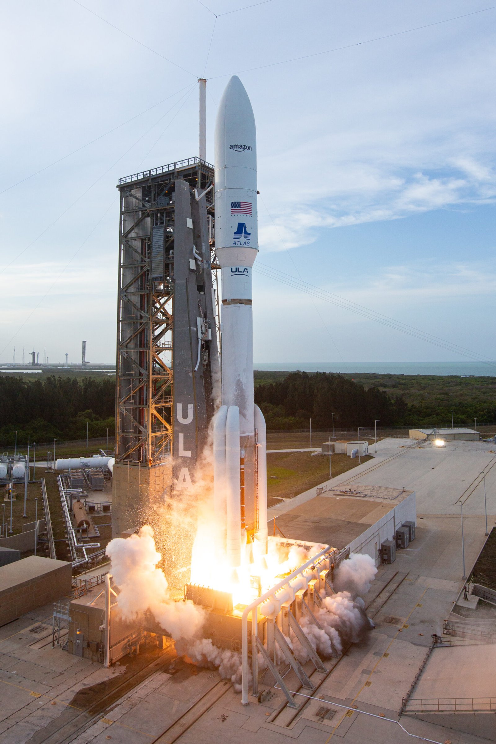 Falcon 9 en vertical