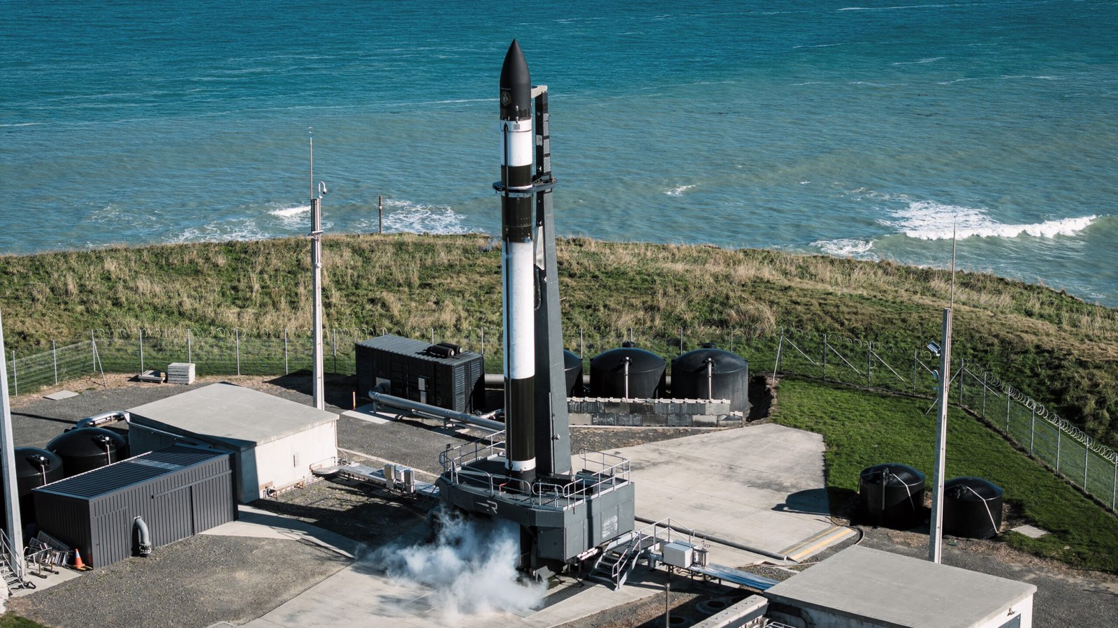Falcon 9 en horizontal