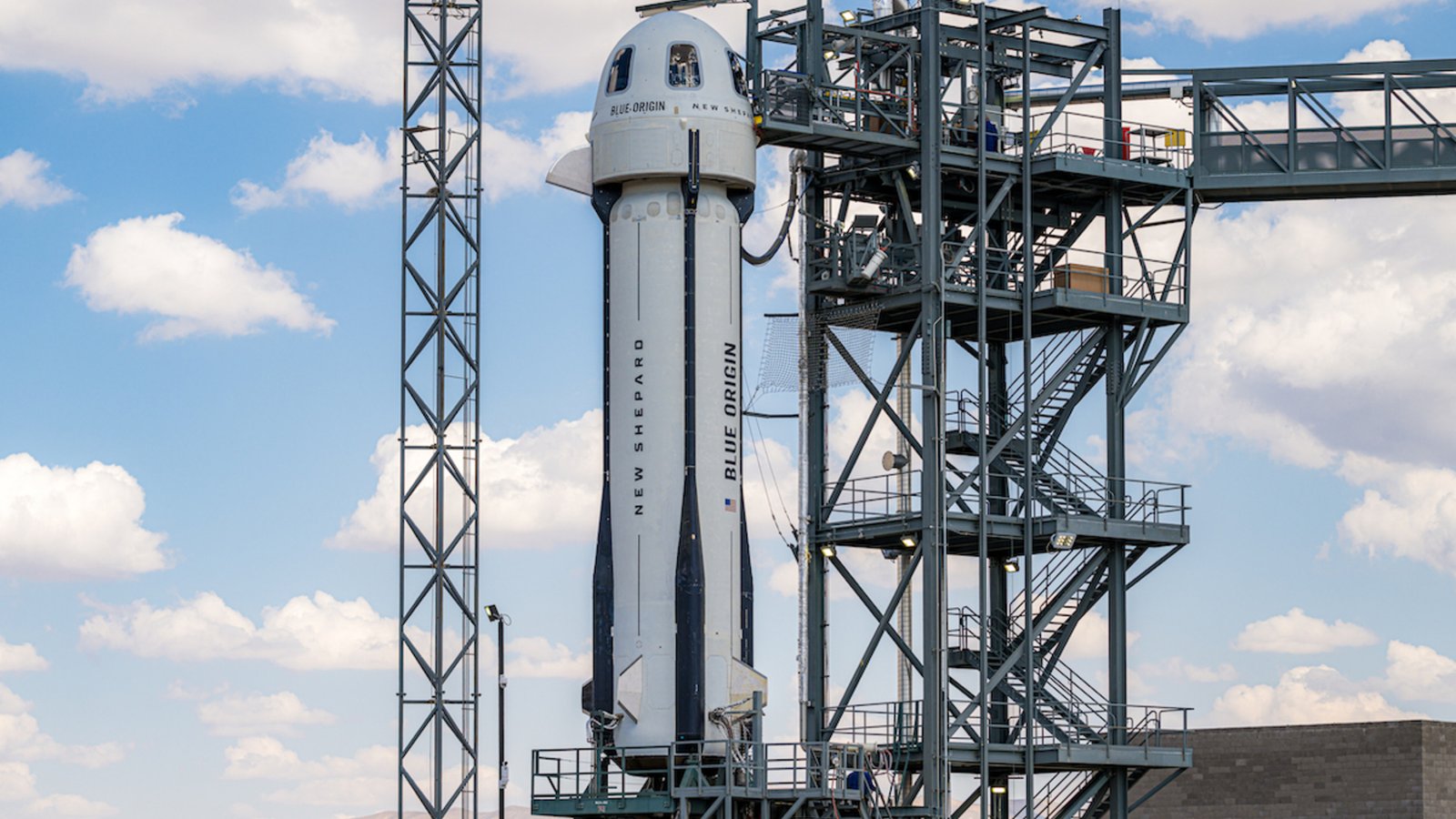 New Shepard en horizontal
